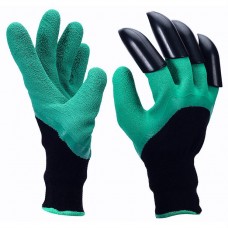 Садовые перчатки с когтями Garden genie gloves оптом                                                                                                                                                                                                      
