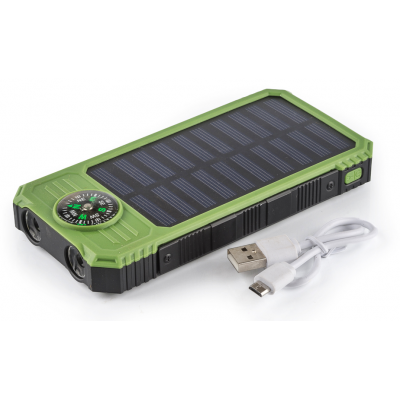 Power Bank на солнечных батареях Solar Charger 12000 mAh с компасом оптом