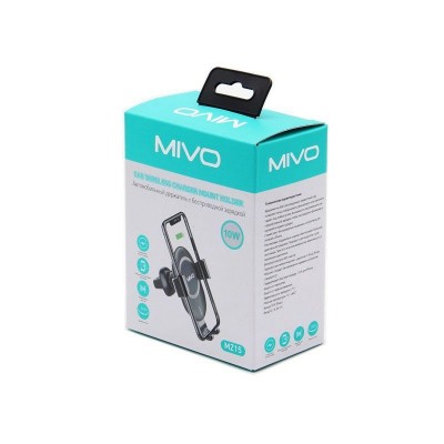 Автомобильный держатель для телефона  с беспроводной зарядкой Mivo MZ15 оптом