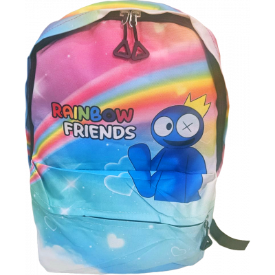 Рюкзак школьный подростковый RAINBOW FRIENDS, белый