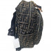Рюкзак-сумка женская в брендовом стиле FENDI #967-1, коричневая